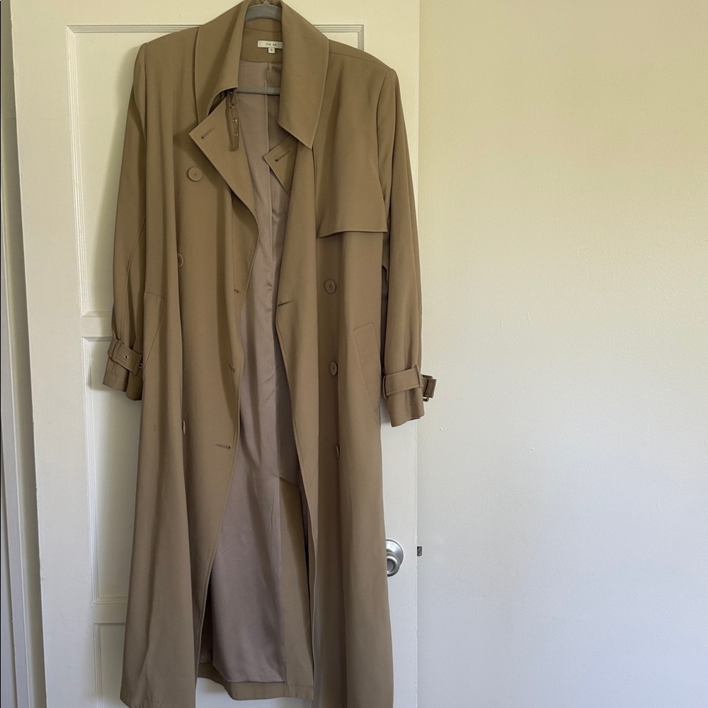 The SeI - 1690$ Beige Trench Coat with Belt - Picture 7 of 8